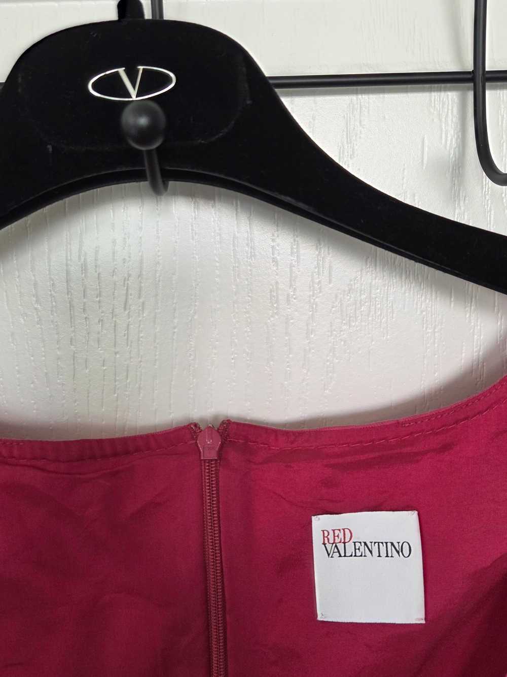 RED Valentino Fuchsia Ruffle Mini Dress - Picture 3 of 4